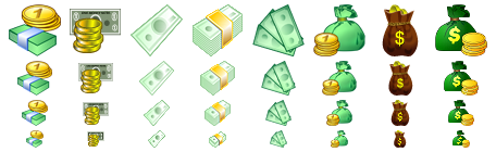 Large Money Icons